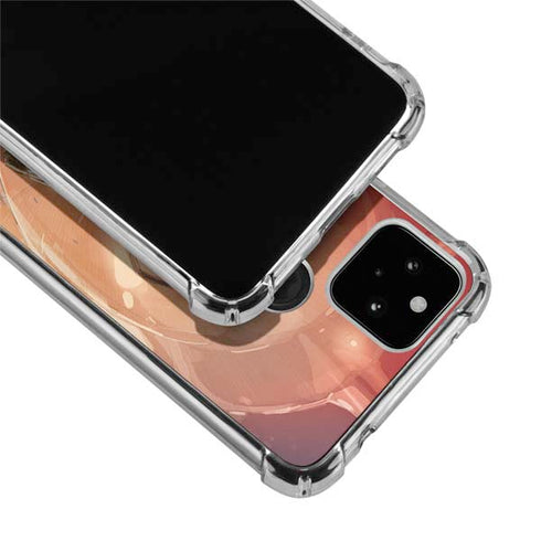 Marvel Black Widow Running Google Pixel 4a 5G Clear Case