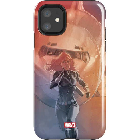 Marvel Black Widow Running iPhone 11 Impact Case