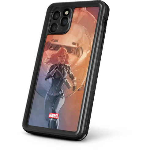 Marvel Black Widow Running iPhone 11 Pro Waterproof Case