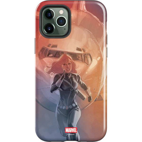 Marvel Black Widow Running iPhone 12 Pro Max Impact Case