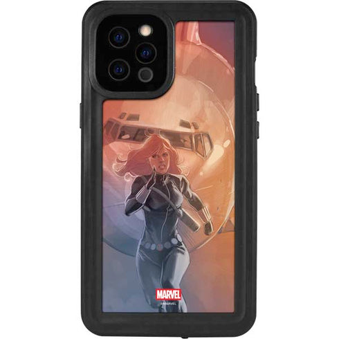 Marvel Black Widow Running iPhone 12 Pro Max Waterproof Case