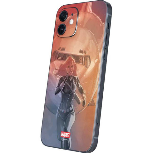 Marvel Black Widow Running iPhone 12 Skin