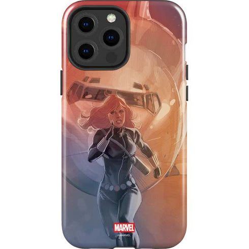 Marvel Black Widow Running iPhone 13 Pro Max Impact Case