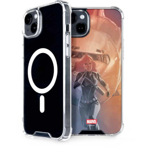 Marvel Black Widow Running iPhone 14 MagSafe Case