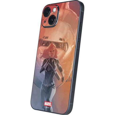 Marvel Black Widow Running iPhone 14 Plus Skin