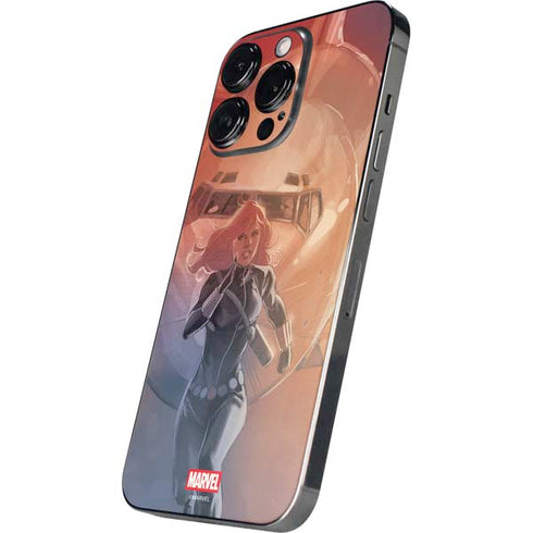 Marvel Black Widow Running iPhone 14 Pro Max Skin