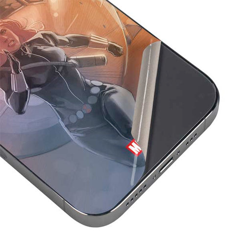 Marvel Black Widow Running iPhone 14 Pro Skin