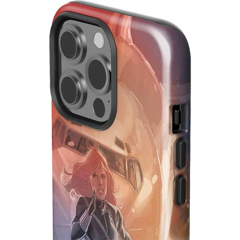 Marvel Black Widow Running iPhone 15 Pro Impact Case