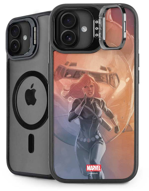 Marvel Black Widow Running iPhone 16 Kickstand Case