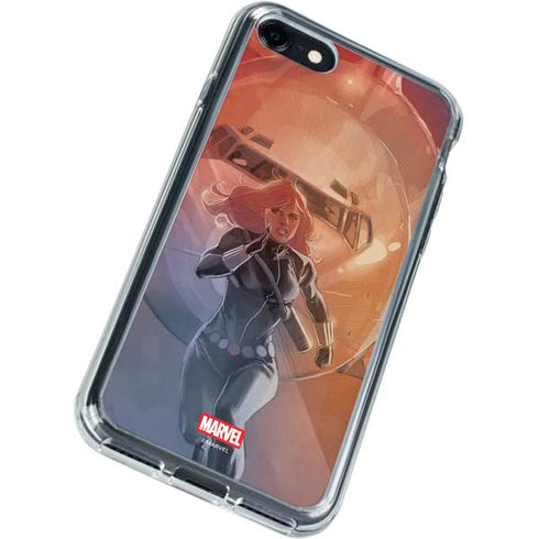 Marvel Black Widow Running iPhone SE (2nd & 3rd Gen) Clear Case