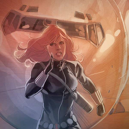 Marvel Black Widow Running iPhone X Skin