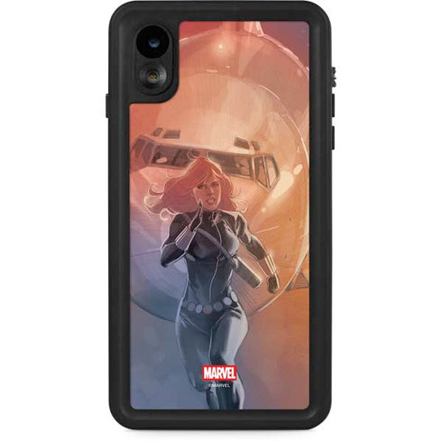 Marvel Black Widow Running iPhone XR Waterproof Case