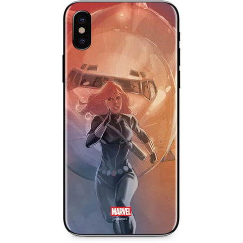 Marvel Black Widow Running iPhone XS Max Skin