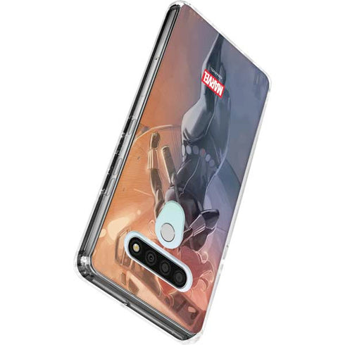 Marvel Black Widow Running LG Stylo 6 Clear Case