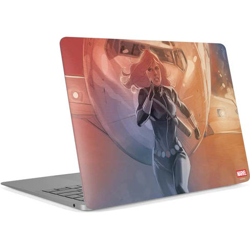 Marvel Black Widow Running Apple MacBook Air Skin