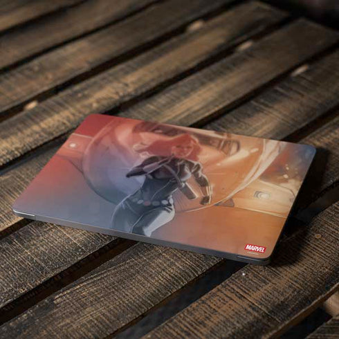 Marvel Black Widow Running Apple MacBook Air Skin