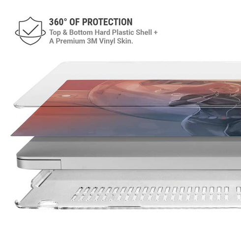 Marvel Black Widow Running MacBook Pro 16in (2021-25) Case plus Skin