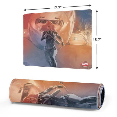 Marvel Black Widow Running Gaming Mouse Pad