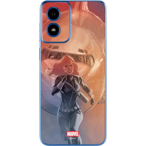Marvel Black Widow Running Moto G Play 4G (2024) Skin