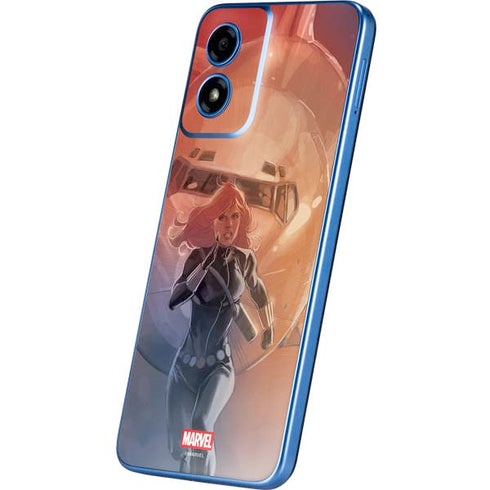 Marvel Black Widow Running Moto G Play 4G (2024) Skin