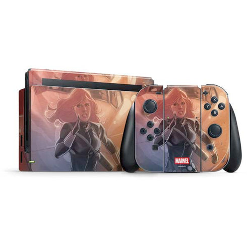 Marvel Black Widow Running Nintendo Skins