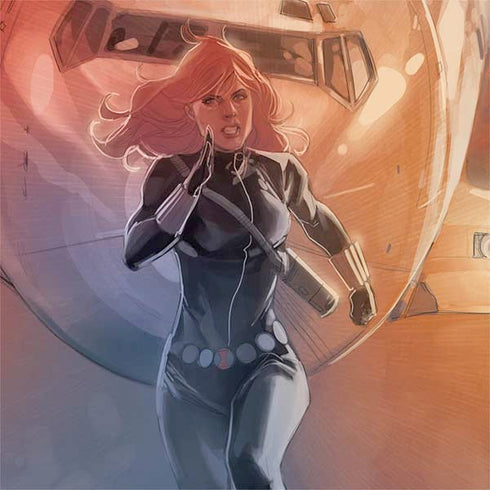 Marvel Black Widow Running Otterbox Commuter Galaxy Skin