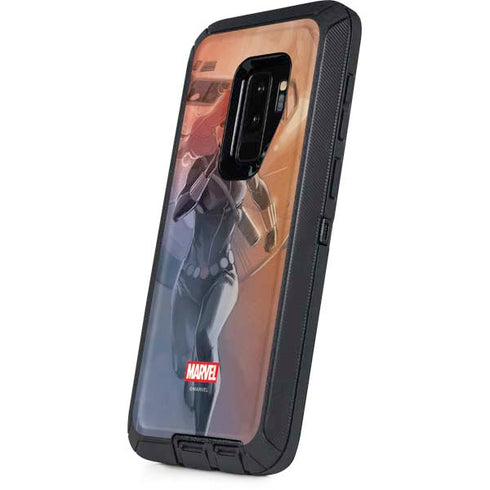 Marvel Black Widow Running Otterbox Defender Galaxy Skin