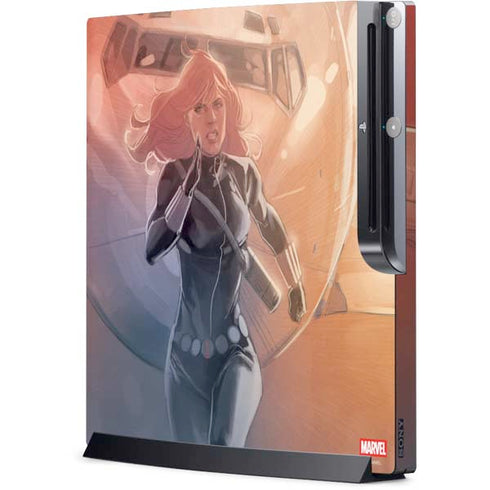 Marvel Black Widow Running Playstation 3 & PS3 Slim Skin