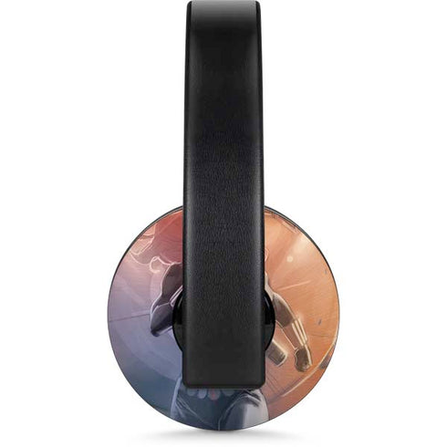 Marvel Black Widow Running PlayStation 4 Gold Wireless Headset Skin