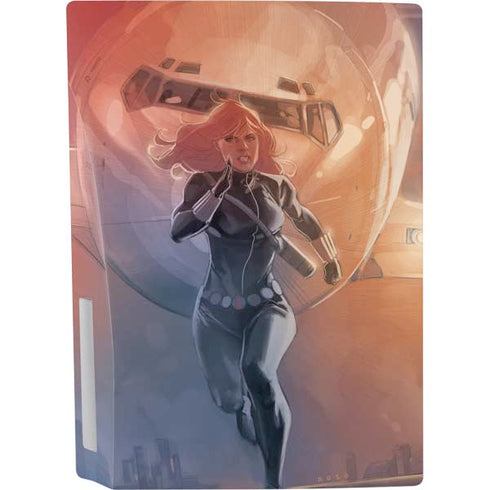 Marvel Black Widow Running PS5 Console Skin