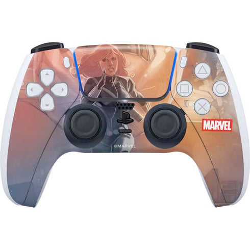 Marvel Black Widow Running PS5 Controller Skin
