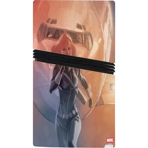 Marvel Black Widow Running PS5 Pro Bundle Skin
