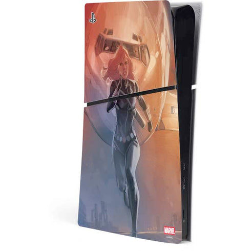 Marvel Black Widow Running PlayStation PS5 Skins