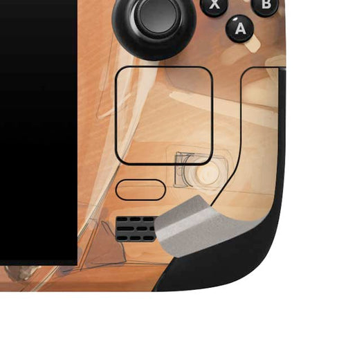 Marvel Black Widow Running Steam Deck Handheld Gaming Computer Skin