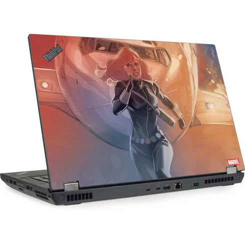 Marvel Black Widow Running Lenovo ThinkPad Skin