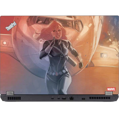 Marvel Black Widow Running Lenovo ThinkPad Skin