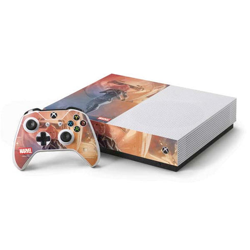 Marvel Black Widow Running Xbox One S All-Digital Edition Bundle Skin