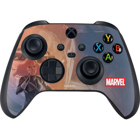 Marvel Black Widow Running Xbox Series X Controller Skin