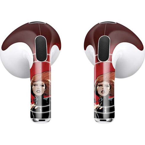 Marvel Black Widow Widowmaker Apple AirPods (3rd Gen 2021) Skin