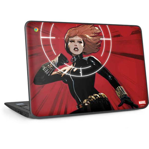 Marvel Black Widow Widowmaker HP Chromebook Skin