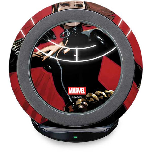 Marvel Black Widow Widowmaker Fast Charge Wireless Charging Stand Skin