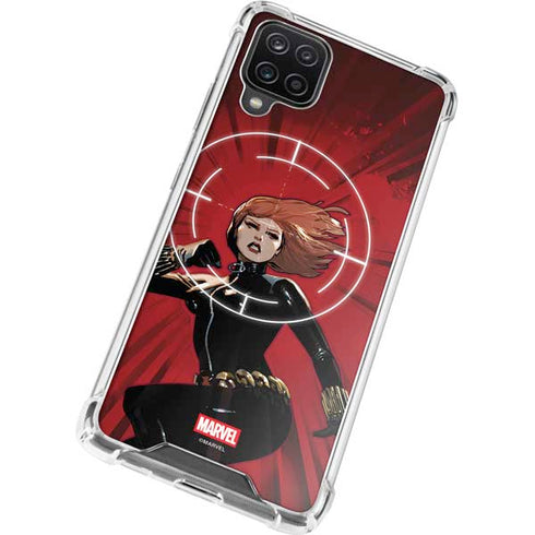 Marvel Black Widow Widowmaker Galaxy A12 Clear Case