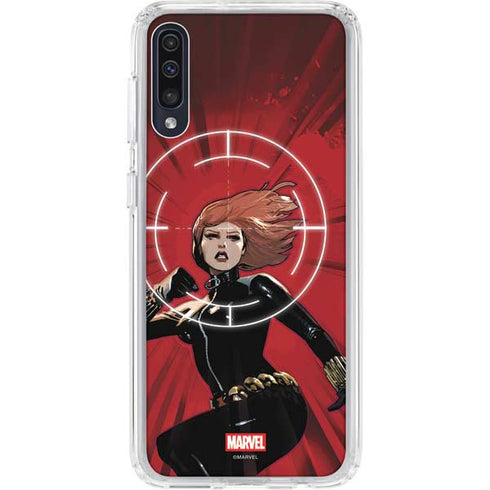 Marvel Black Widow Widowmaker Galaxy A50 Clear Case