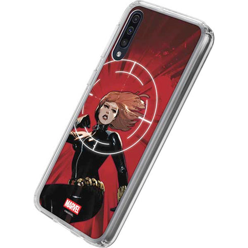 Marvel Black Widow Widowmaker Galaxy A50 Clear Case