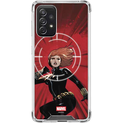 Marvel Black Widow Widowmaker Galaxy A72 5G Clear Case