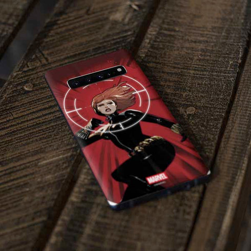 Marvel Black Widow Widowmaker Galaxy S10 Skin