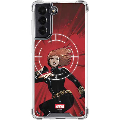 Marvel Black Widow Widowmaker Galaxy S21 5G Clear Case