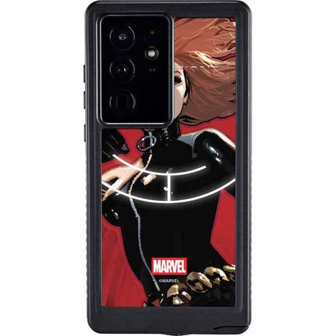 Marvel Black Widow Widowmaker Galaxy S24 Ultra Waterproof Case