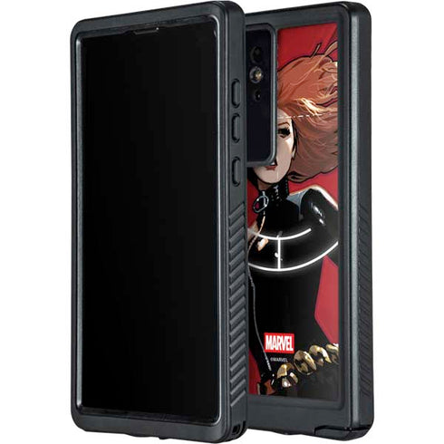 Marvel Black Widow Widowmaker Galaxy S24 Ultra Waterproof Case