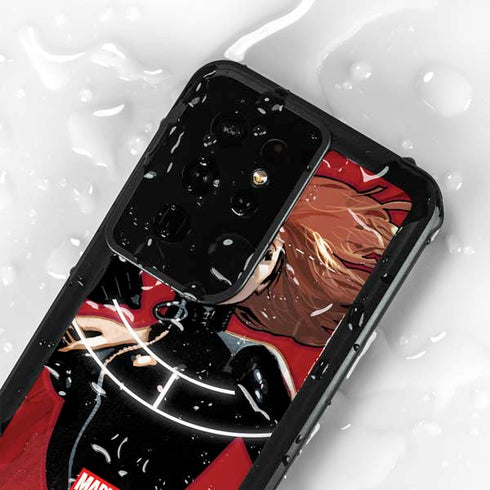 Marvel Black Widow Widowmaker Galaxy S24 Ultra Waterproof Case